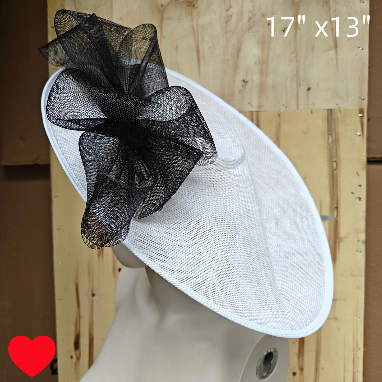 white black fascinator wedding hatinator hat Kentucky Derby Royal Ascot bow