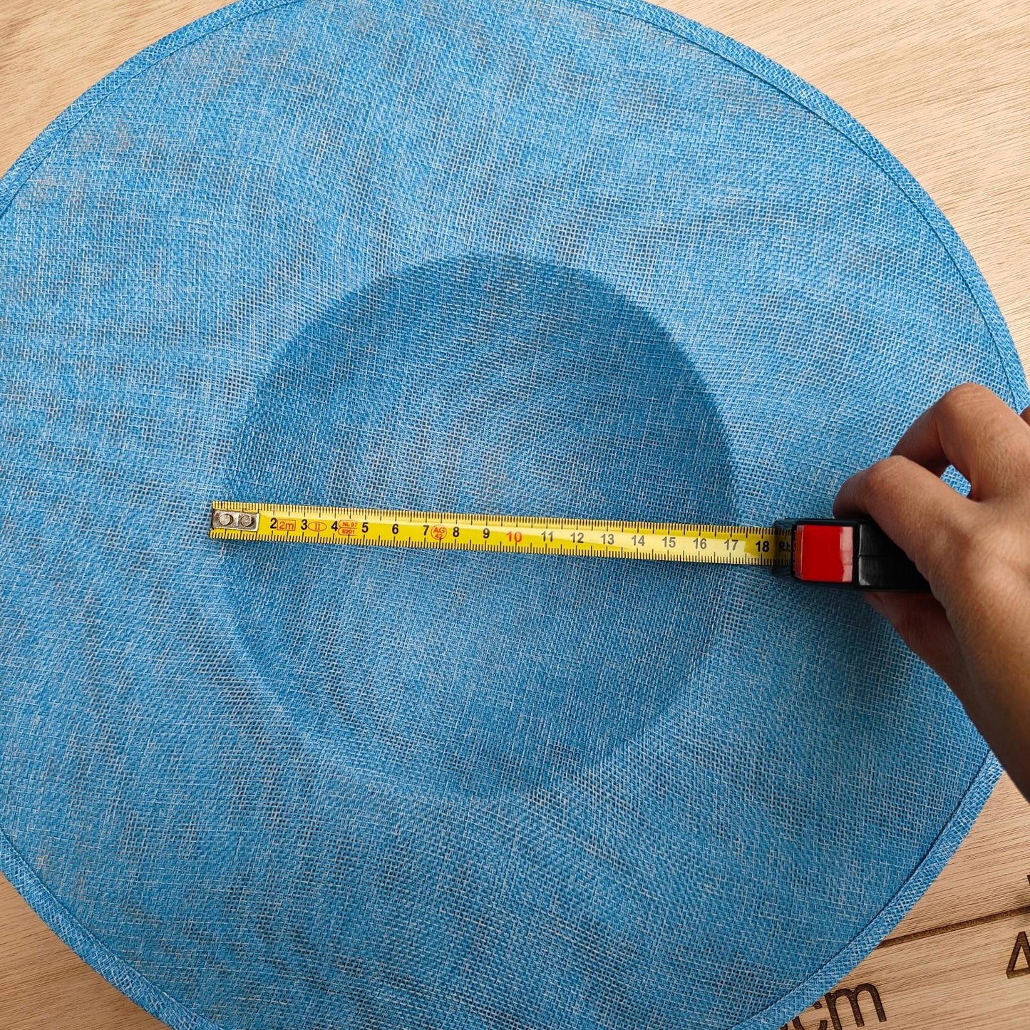 baby blue large wide brim DIY fascinator base wedding hat Kentucky Derby Ascot