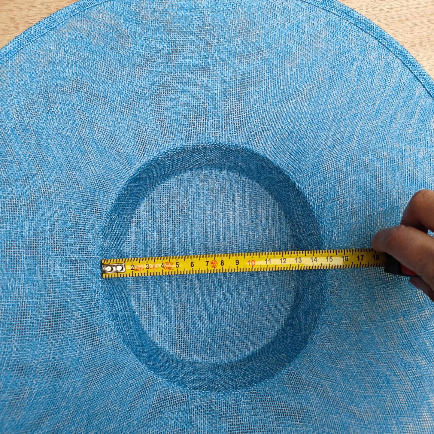 baby light blue large DIY fascinator base wedding hat Kentucky Derby Royal Ascot