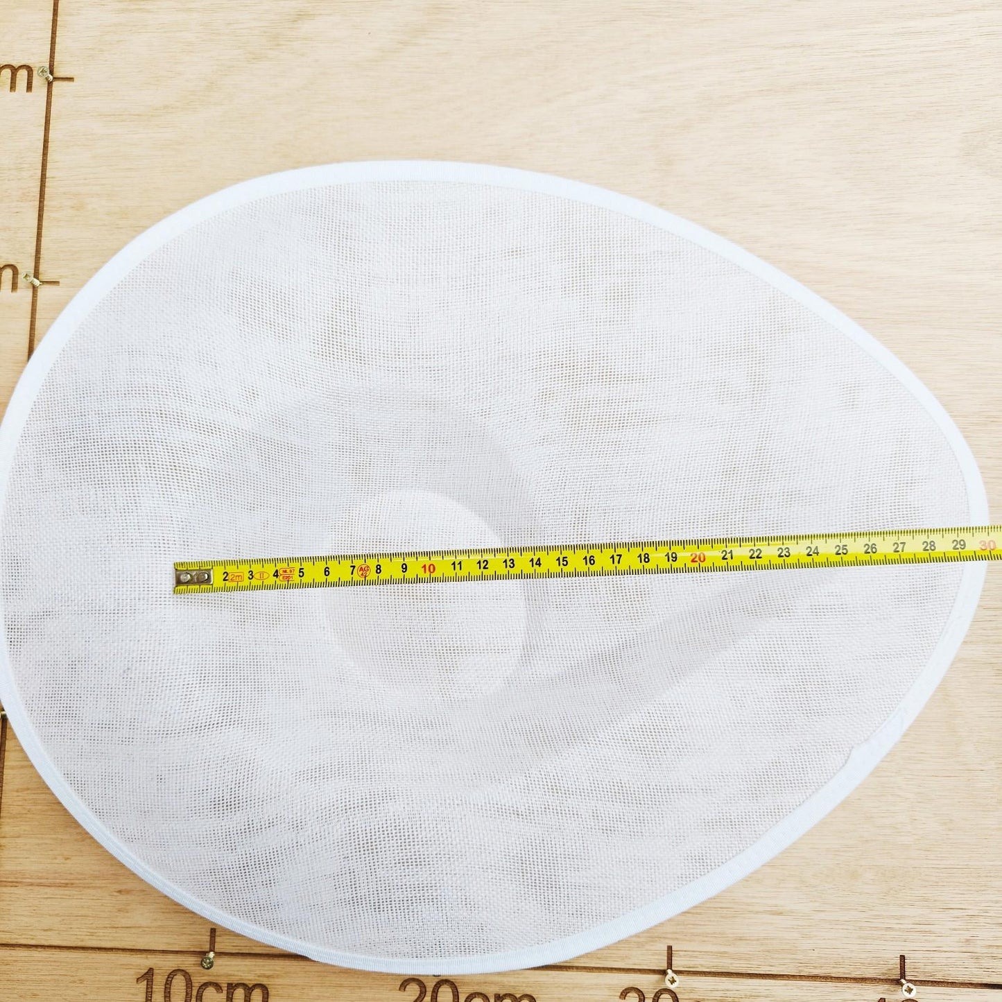 white large wide brim DIY fascinator base wedding hat Kentucky Derby Ascot