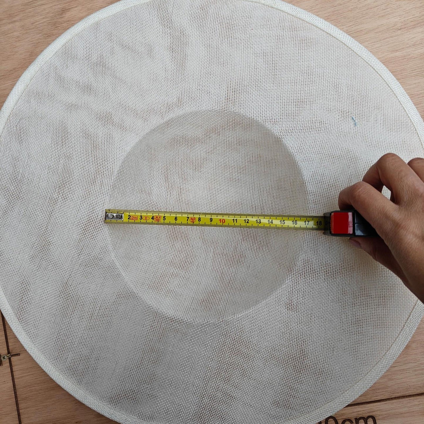 ivory large wide brim DIY fascinator base wedding hat Kentucky Derby Ascot