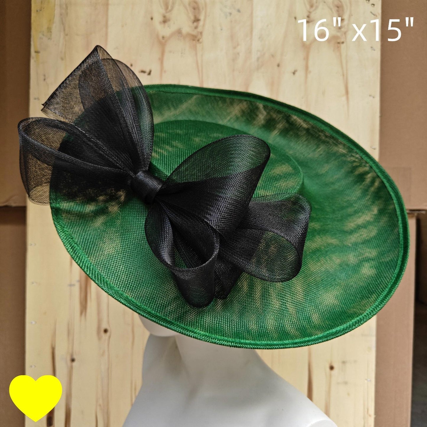 green black fascinator wedding hatinator hat Kentucky Derby Royal Ascot bow