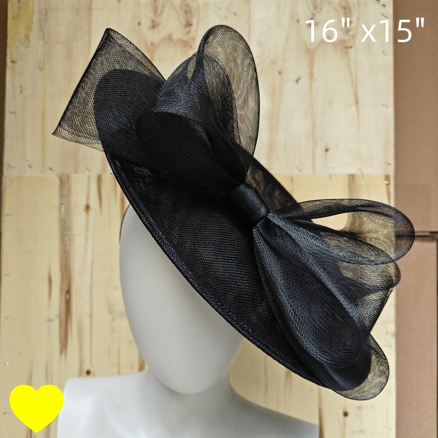 black fascinator wedding hatinator hat Kentucky Derby Royal Ascot bow