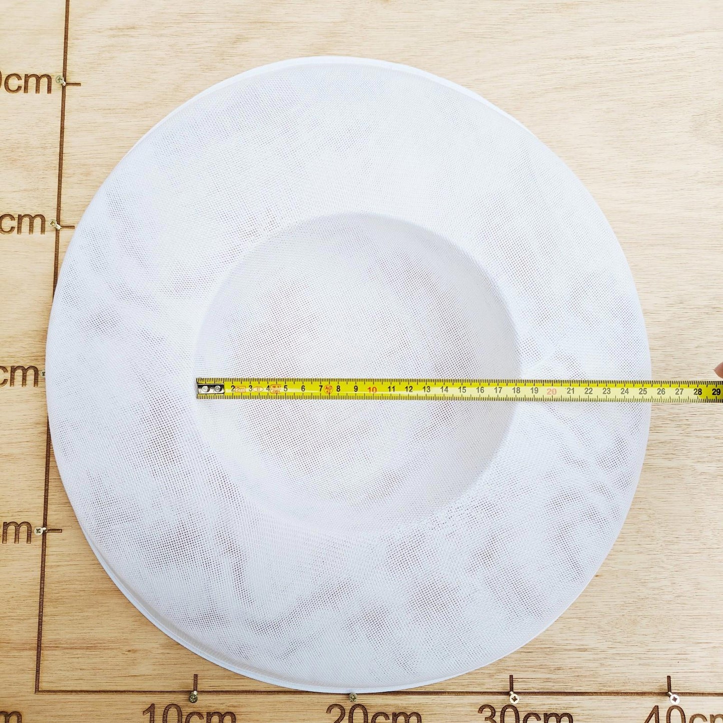 white large wide brim DIY fascinator base wedding hat Kentucky Derby Ascot