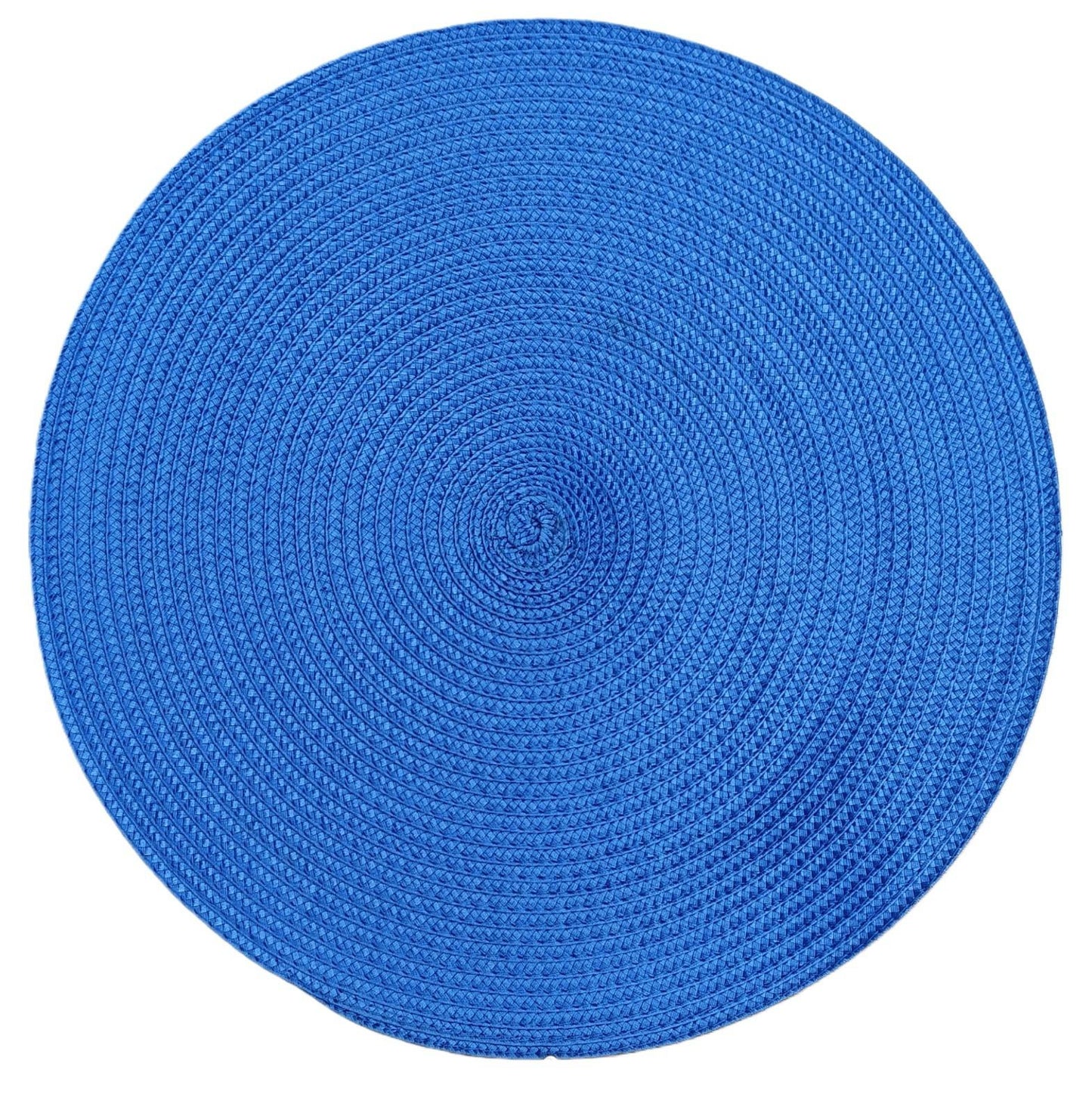 blue large DIY straw fascinator craft base disc wedding hat supply