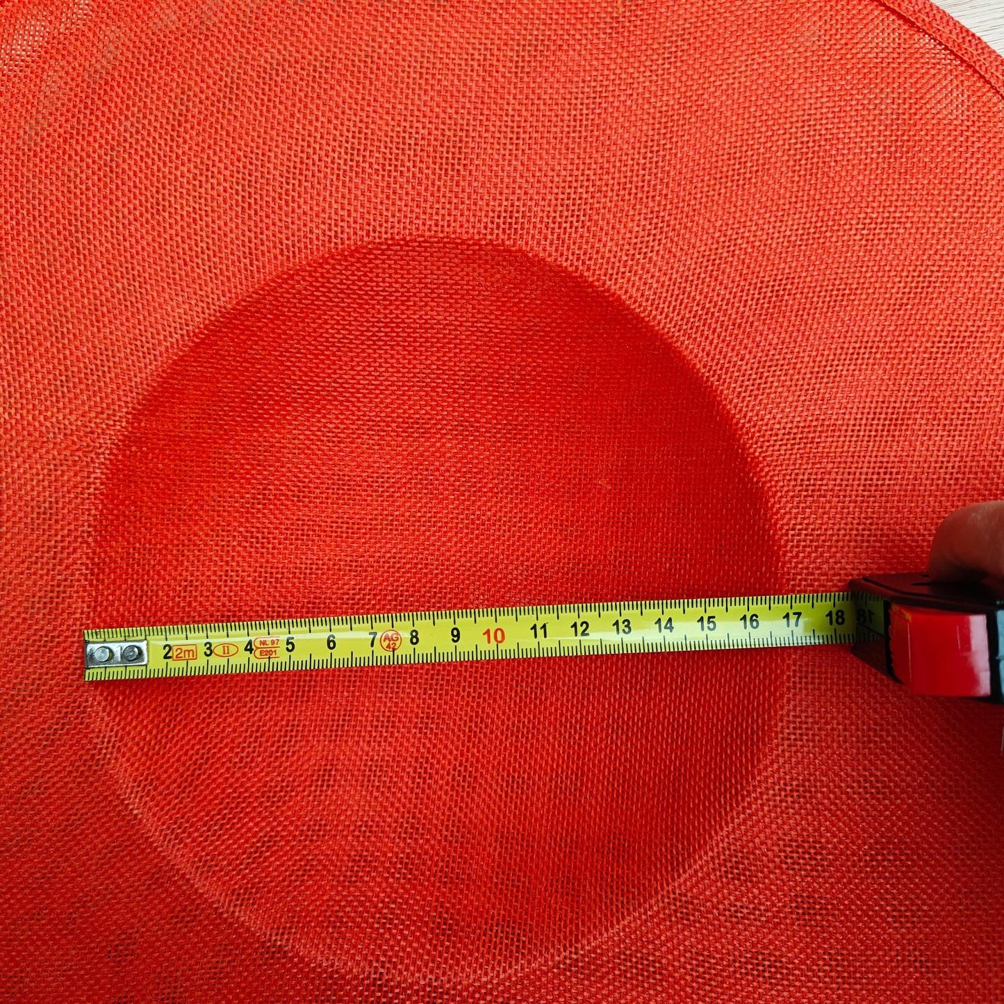 orange large wide brim DIY fascinator base wedding hat Kentucky Derby Ascot