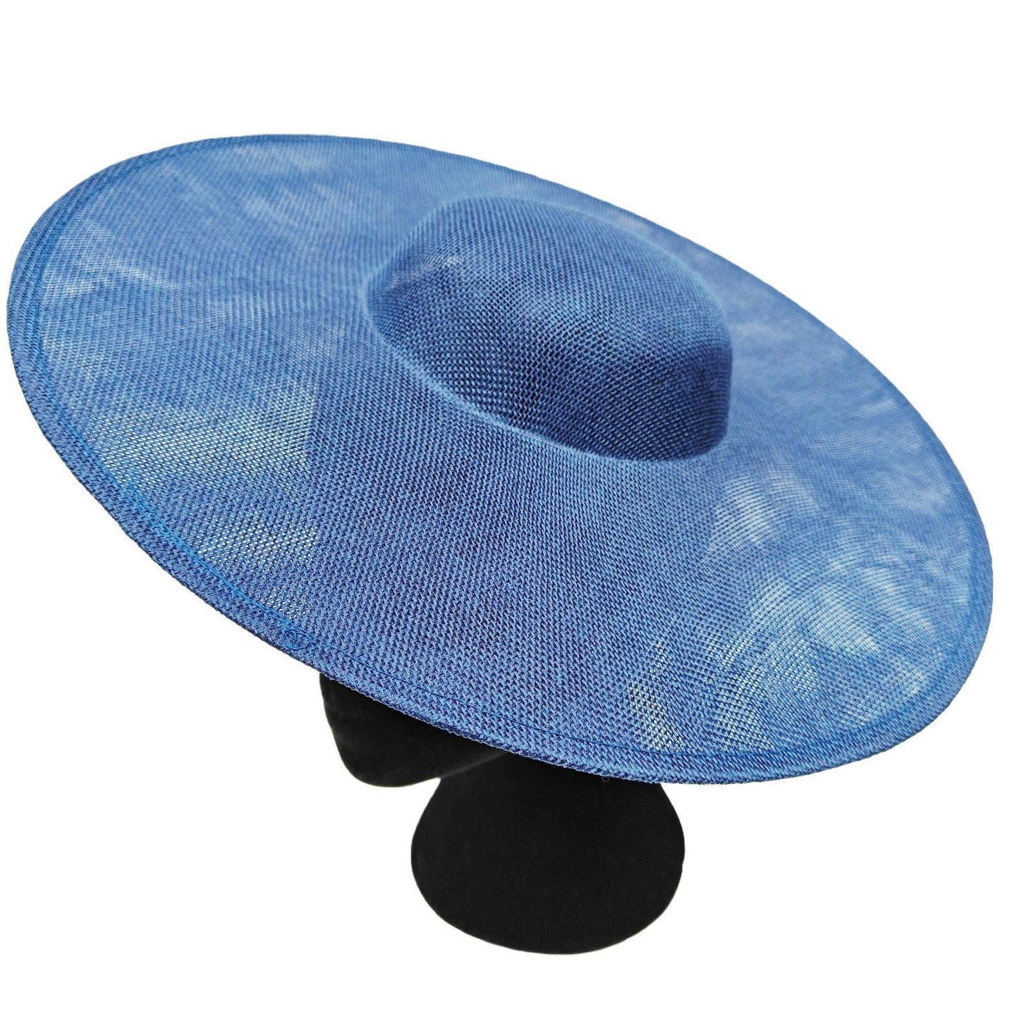 navy blue large wide brim DIY fascinator base wedding hat Kentucky Derby Ascot