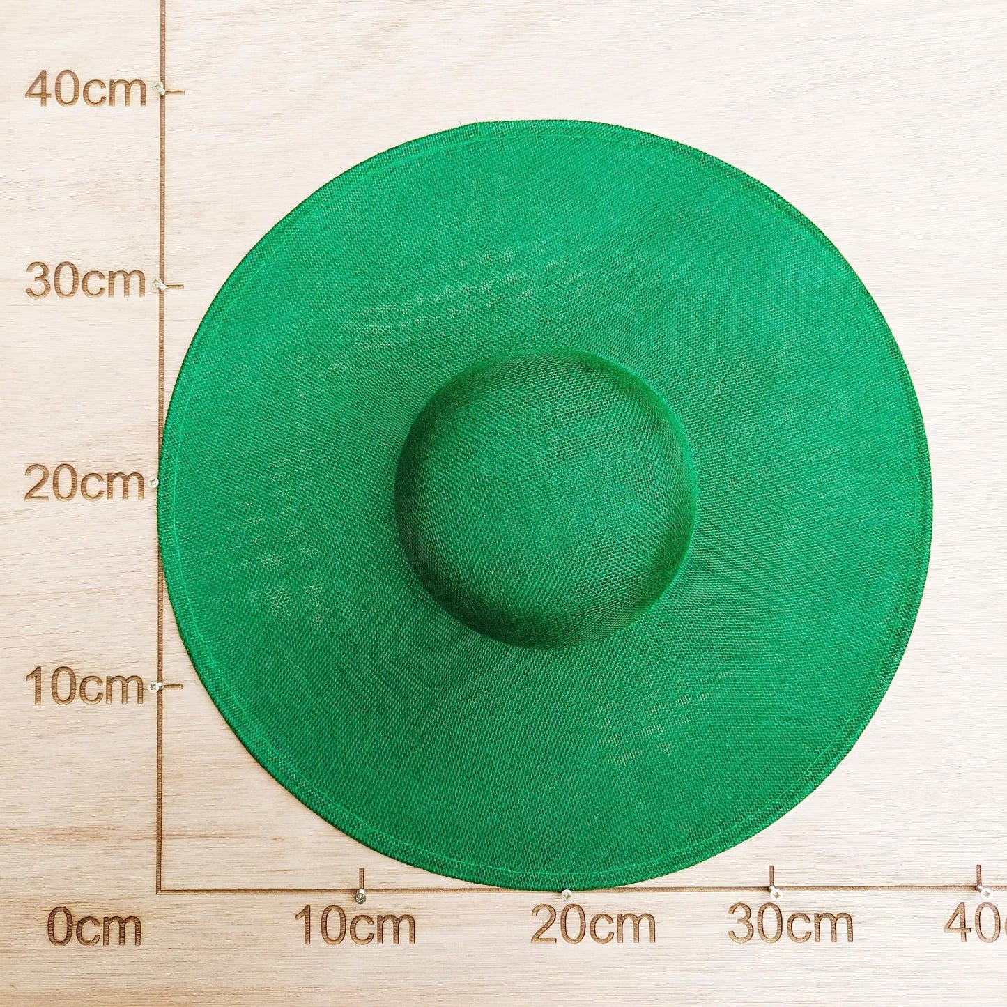 green large wide brim DIY fascinator base wedding hat Kentucky Derby Ascot