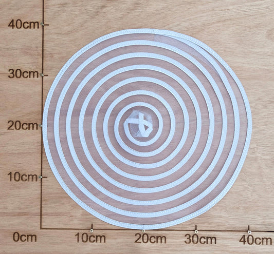 white large DIY crinoline straw fascinator craft base disc wedding hat