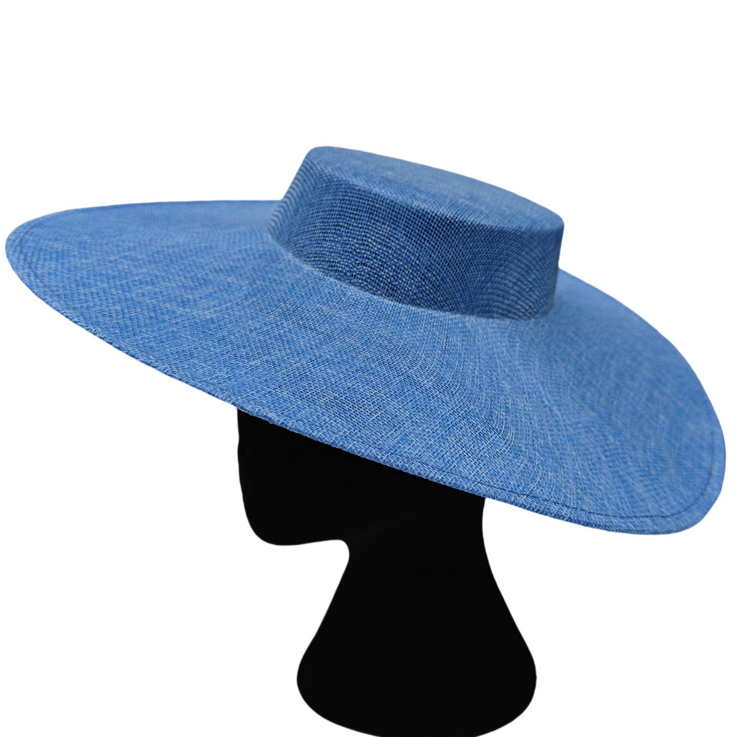 baby light blue large DIY fascinator base wedding hat Kentucky Derby Royal Ascot