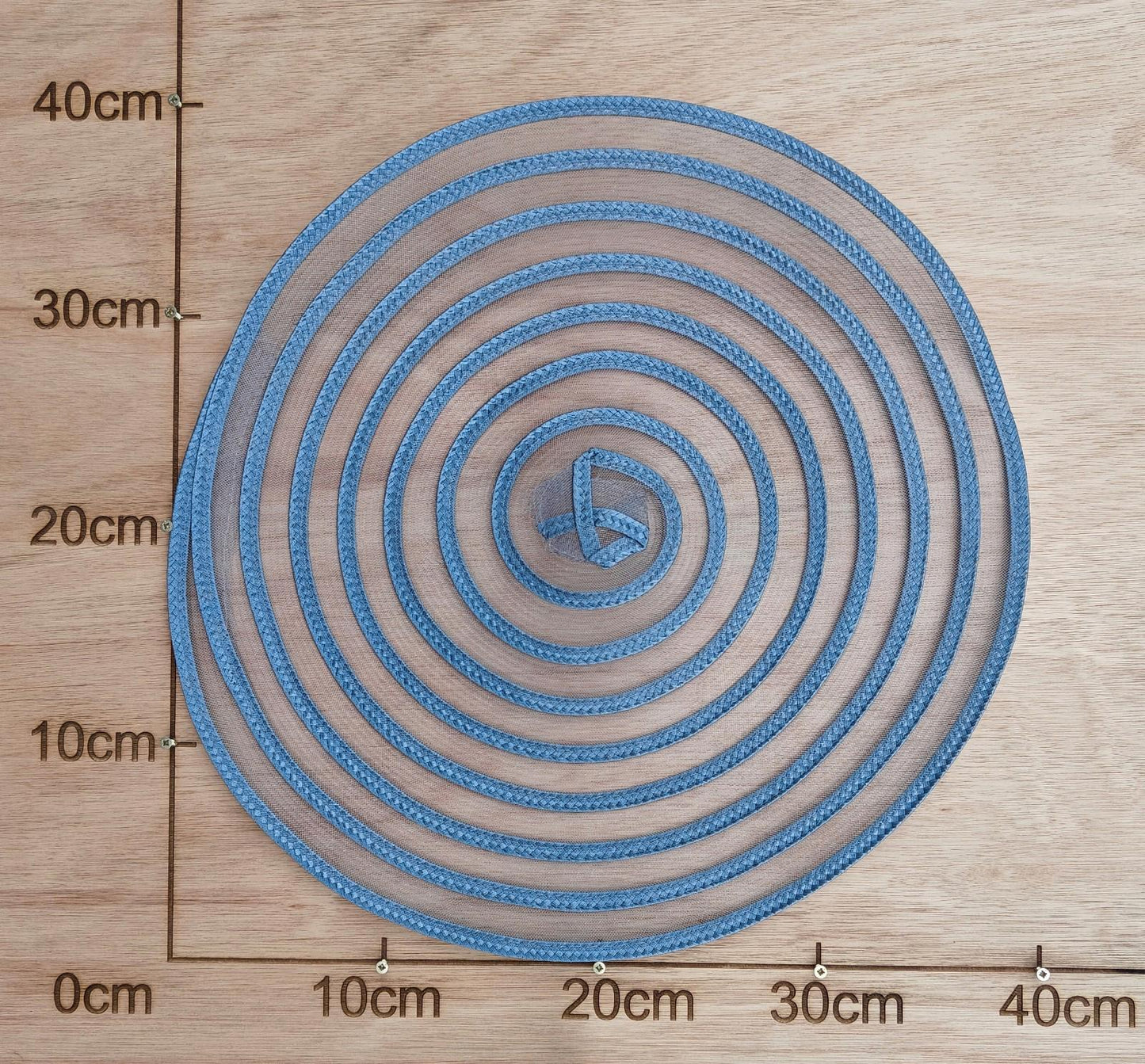 grey large DIY crinoline straw fascinator craft base disc wedding hat