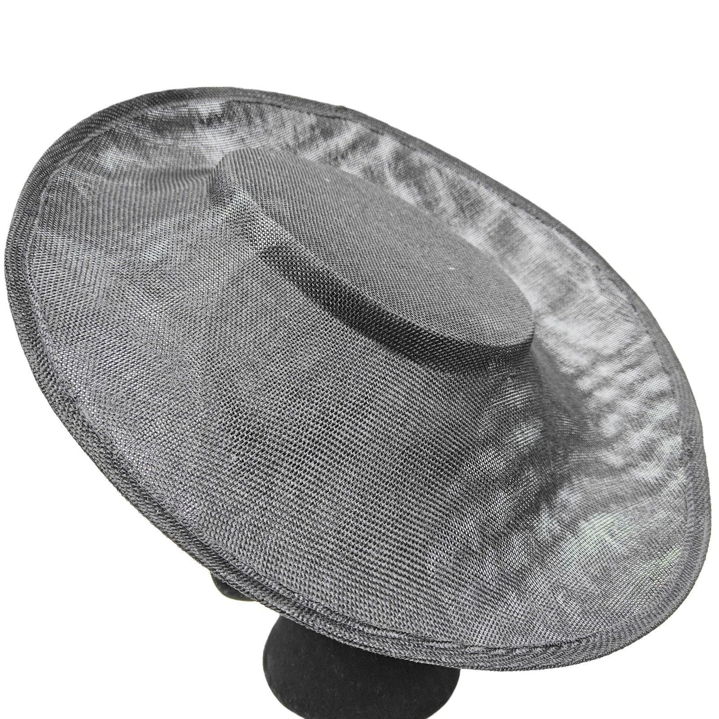black large wide brim DIY fascinator base wedding hat Kentucky Derby Ascot