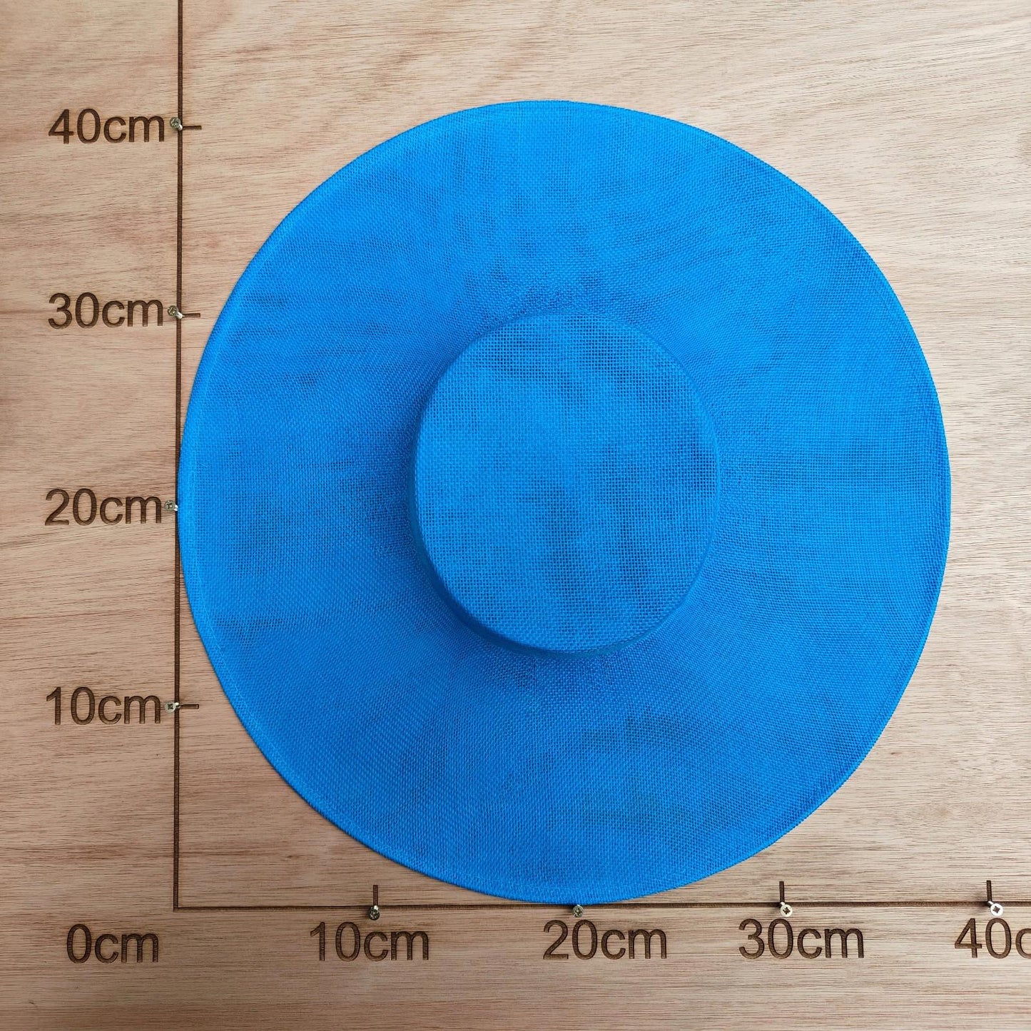 turquoise blue large DIY fascinator base wedding hat Kentucky Derby Royal Ascot