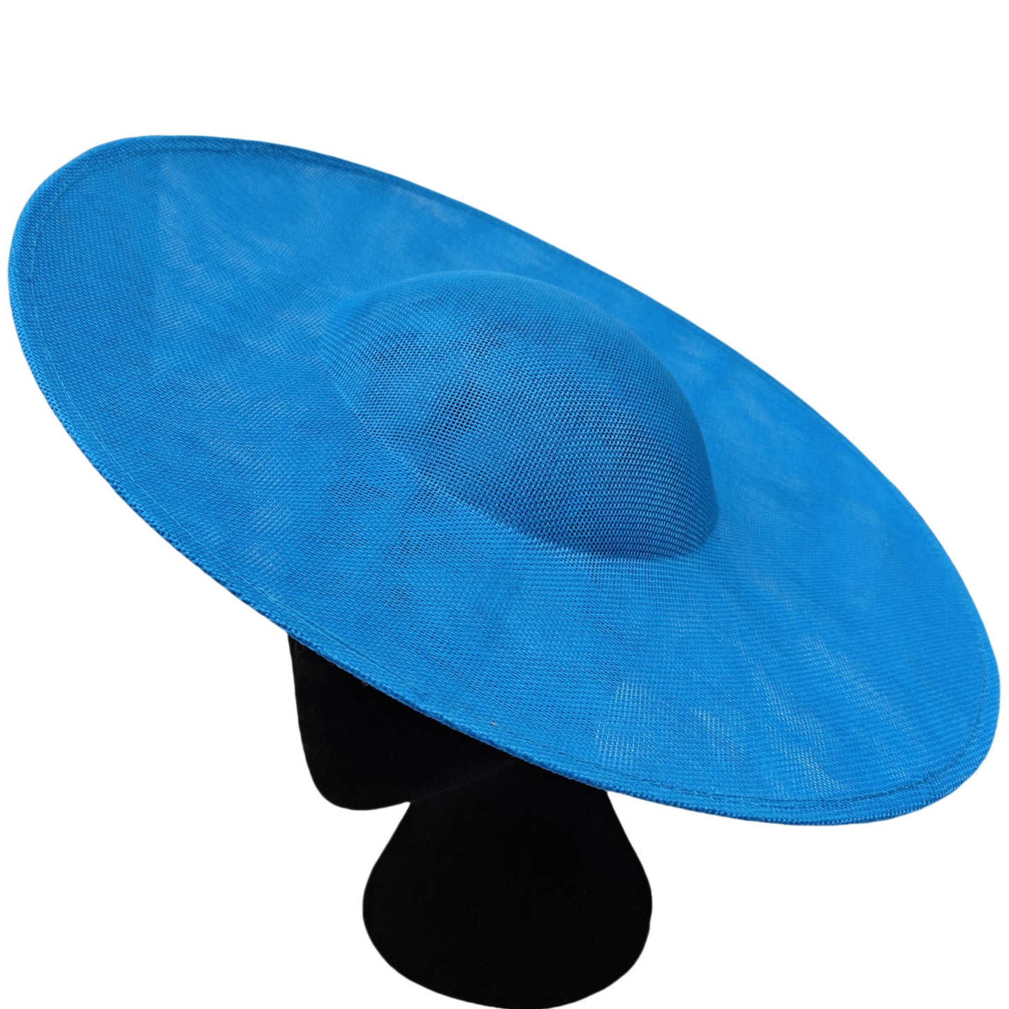 turquoise large wide brim DIY fascinator base wedding hat Kentucky Derby Ascot