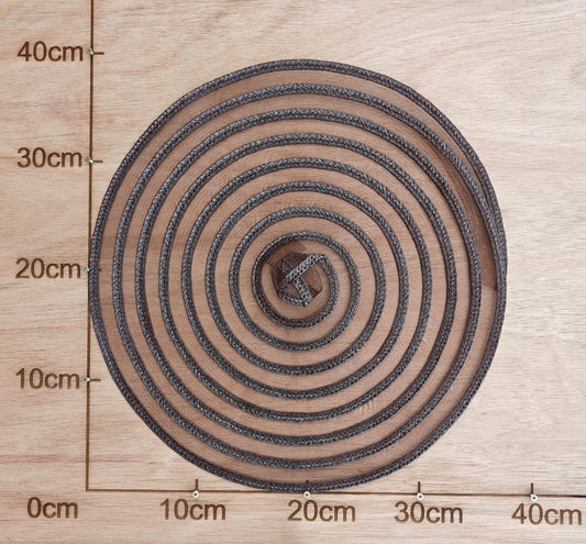 dark brown large DIY crinoline straw fascinator craft base disc wedding hat