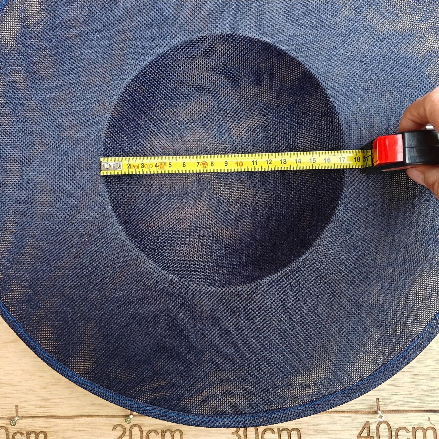 dark navy large wide brim DIY fascinator base wedding hat Kentucky Derby Ascot