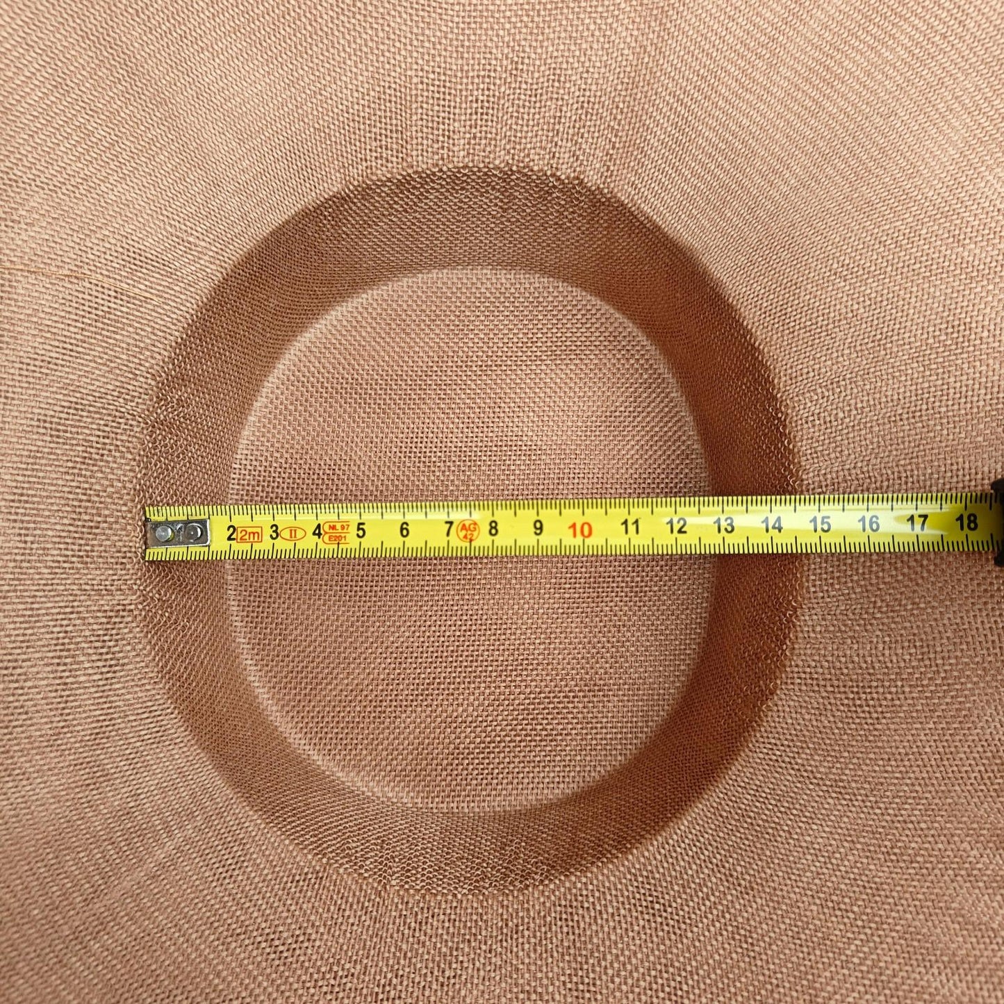 beige large DIY fascinator base wedding hat Kentucky Derby Royal Ascot