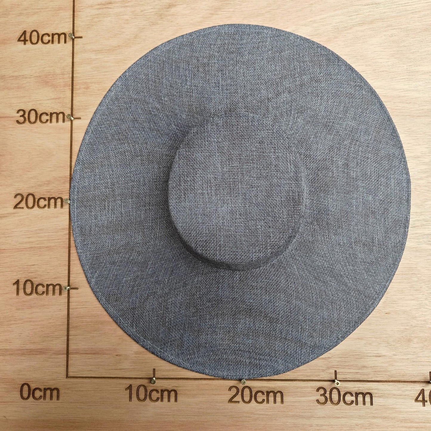 grey large wide brim DIY fascinator base wedding hat Kentucky Derby Ascot