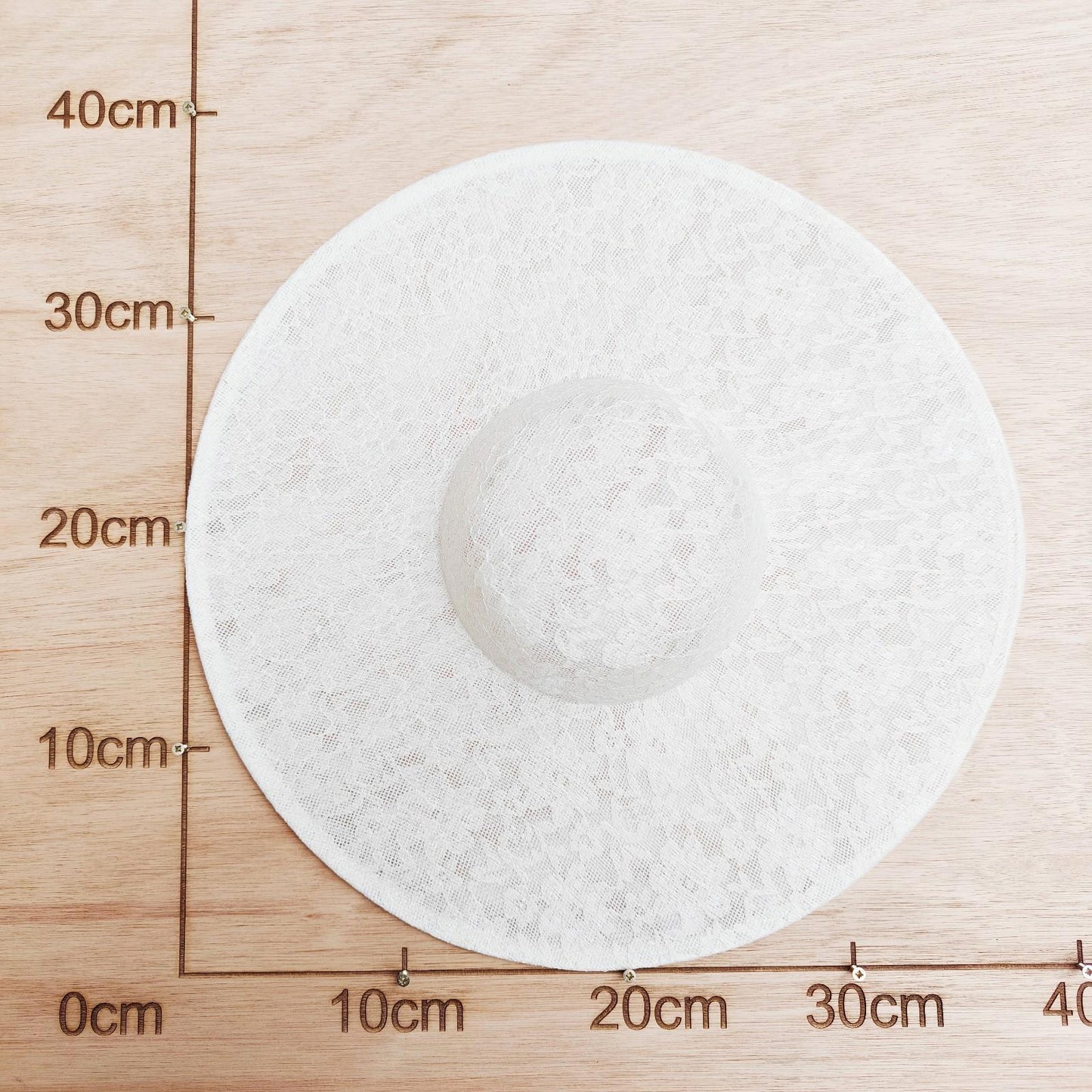 ivory lace large wide brim DIY fascinator base wedding hat Kentucky Derby Ascot