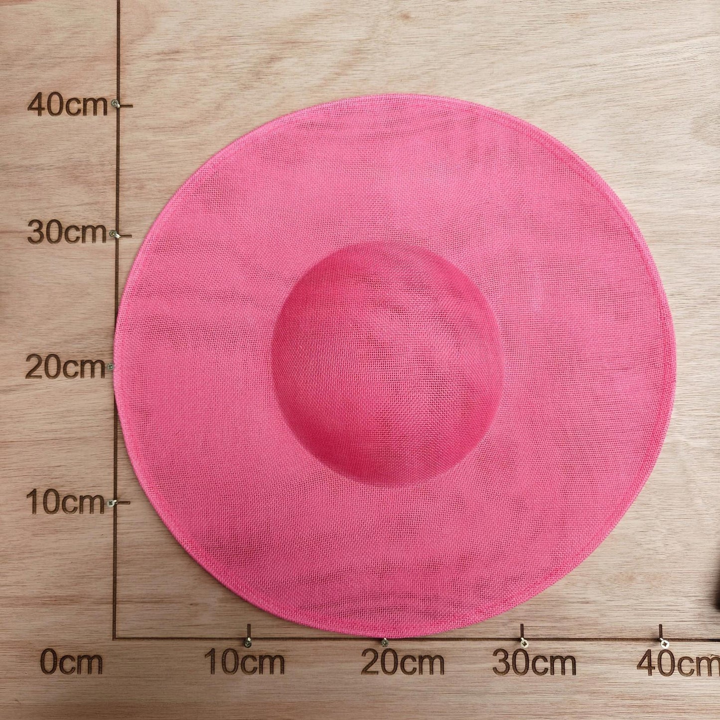 coral pink large wide brim DIY fascinator base wedding hat Kentucky Derby Ascot