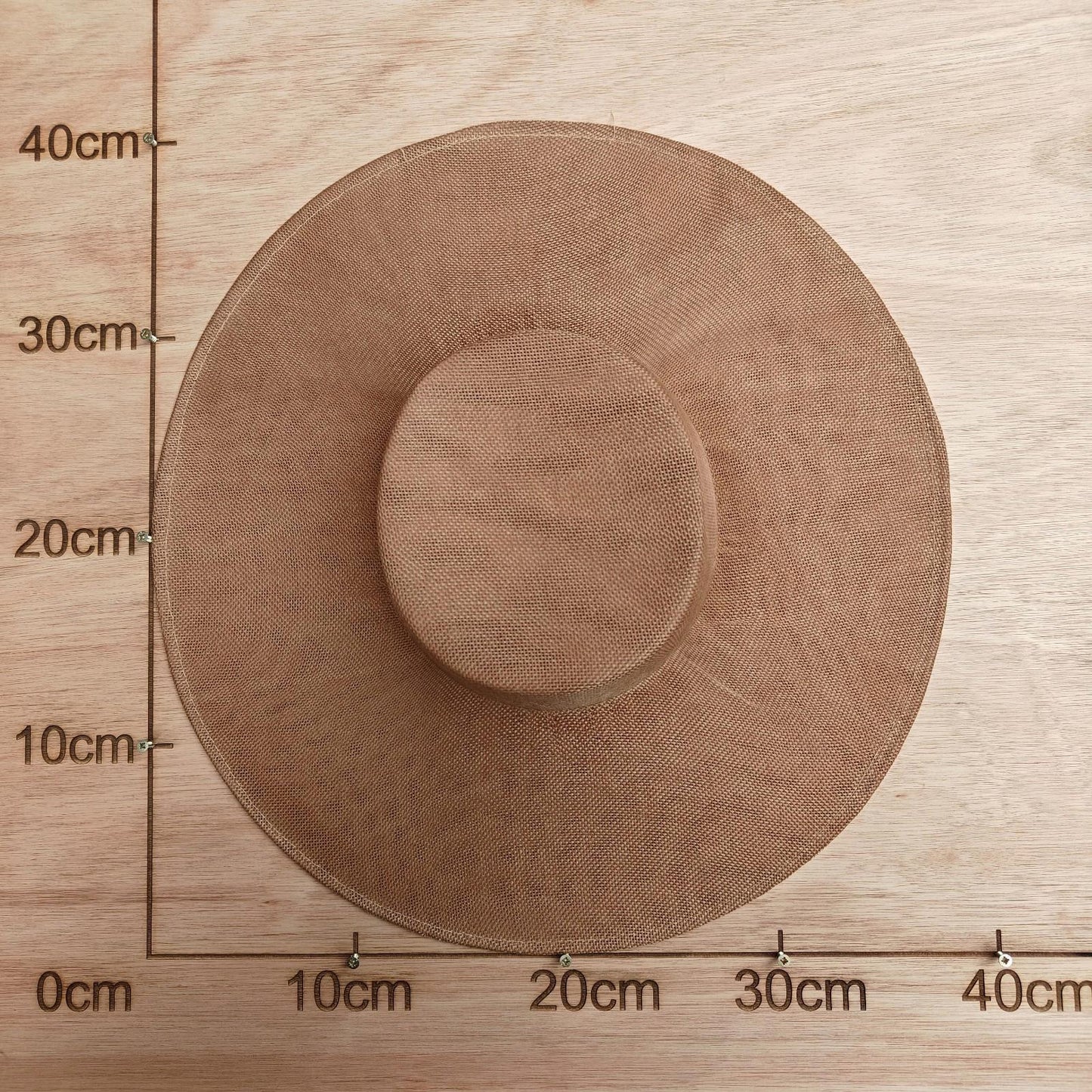 beige large DIY fascinator base wedding hat Kentucky Derby Royal Ascot