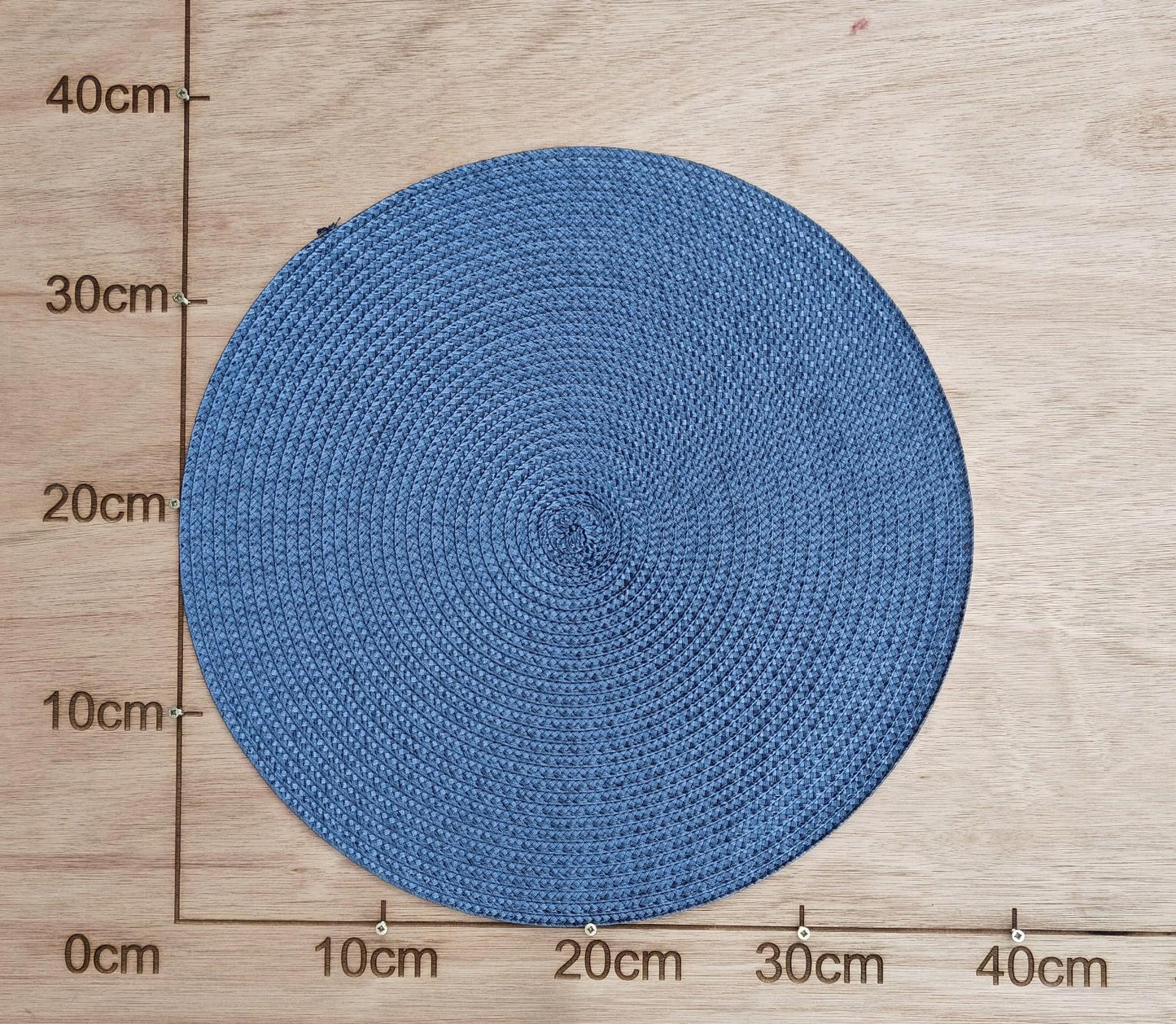 steel blue large DIY straw fascinator craft base disc wedding hat supply