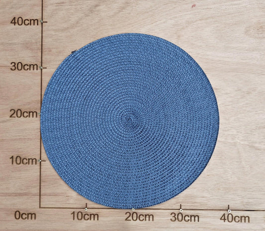 steel blue large DIY straw fascinator craft base disc wedding hat supply