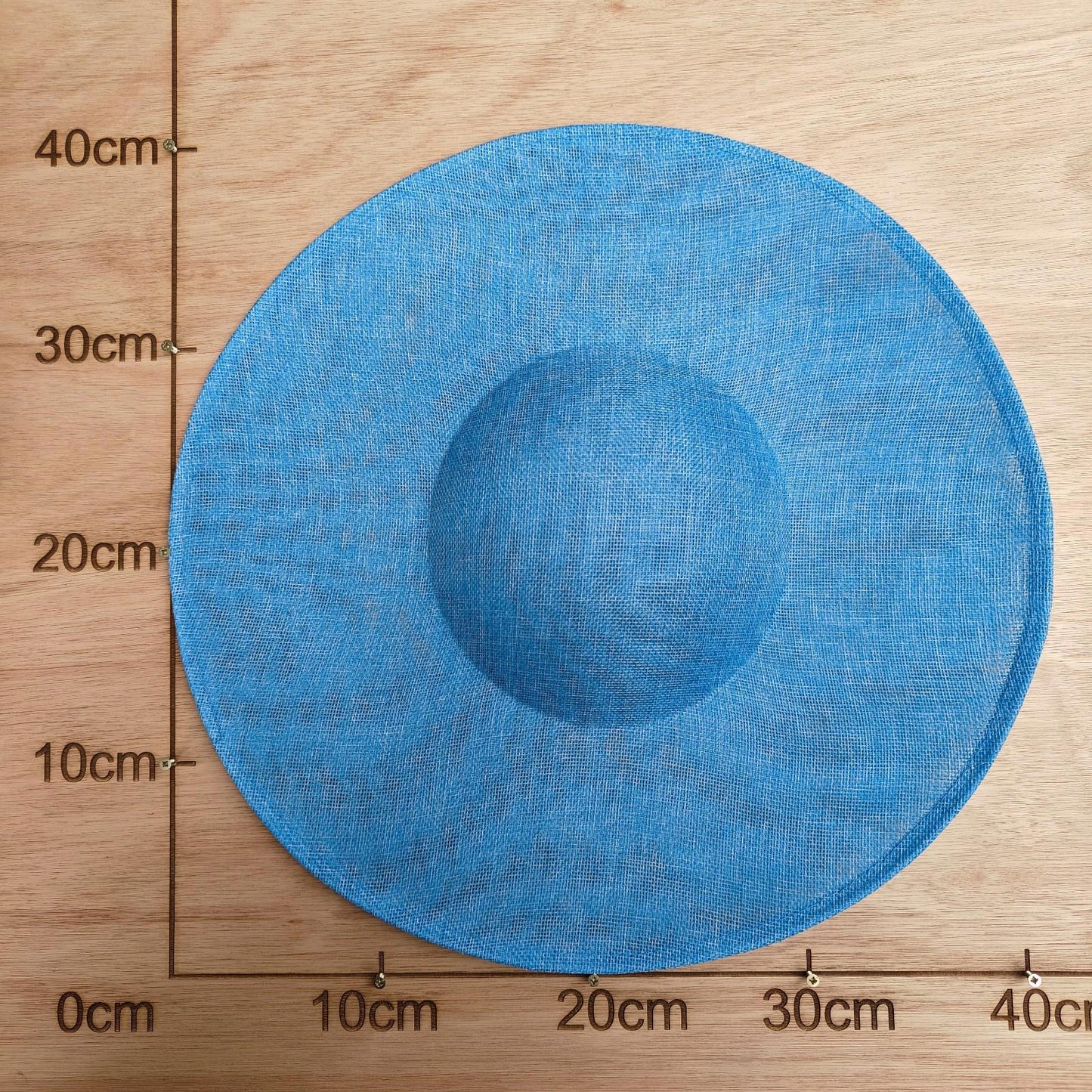 baby blue large wide brim DIY fascinator base wedding hat Kentucky Derby Ascot