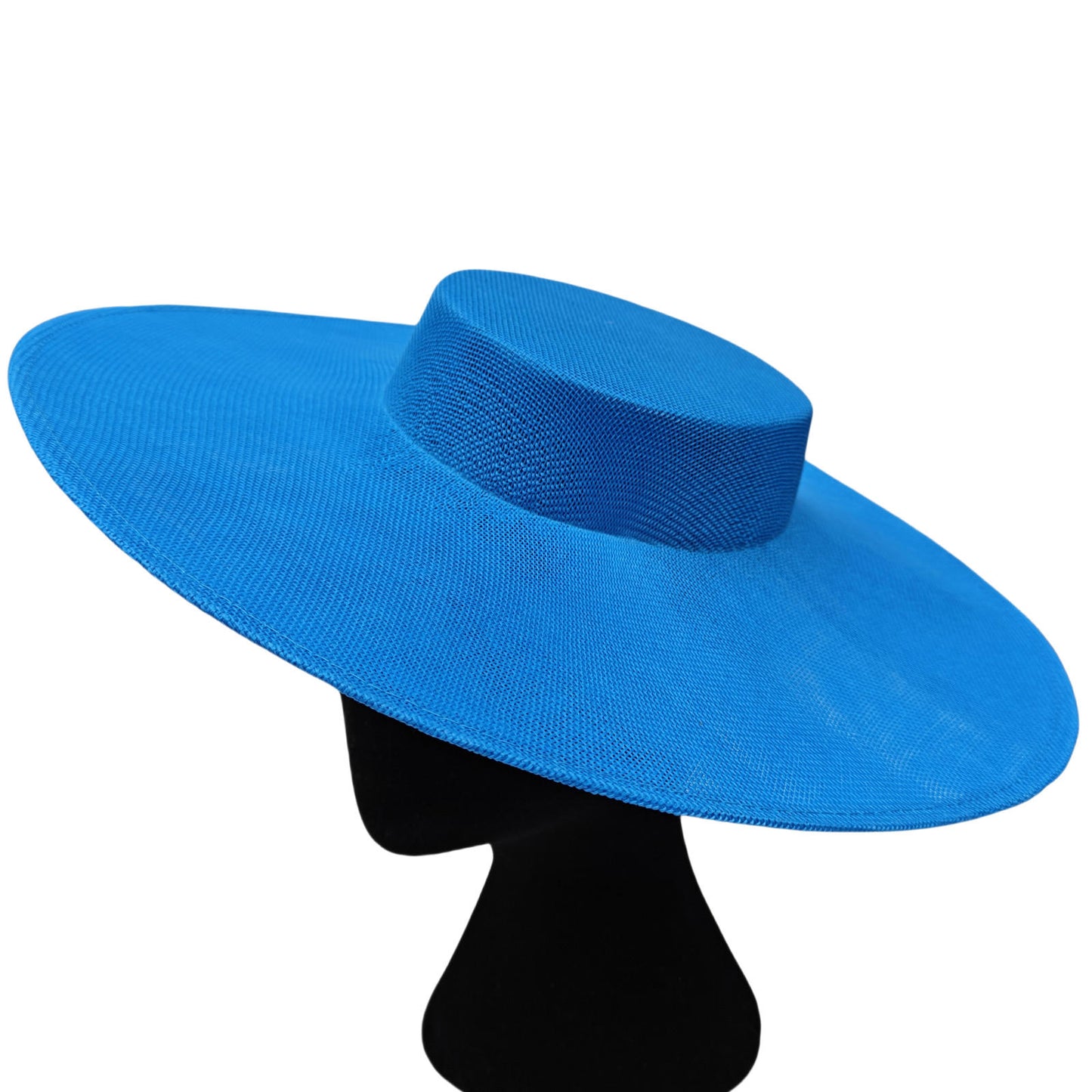 turquoise blue large DIY fascinator base wedding hat Kentucky Derby Royal Ascot