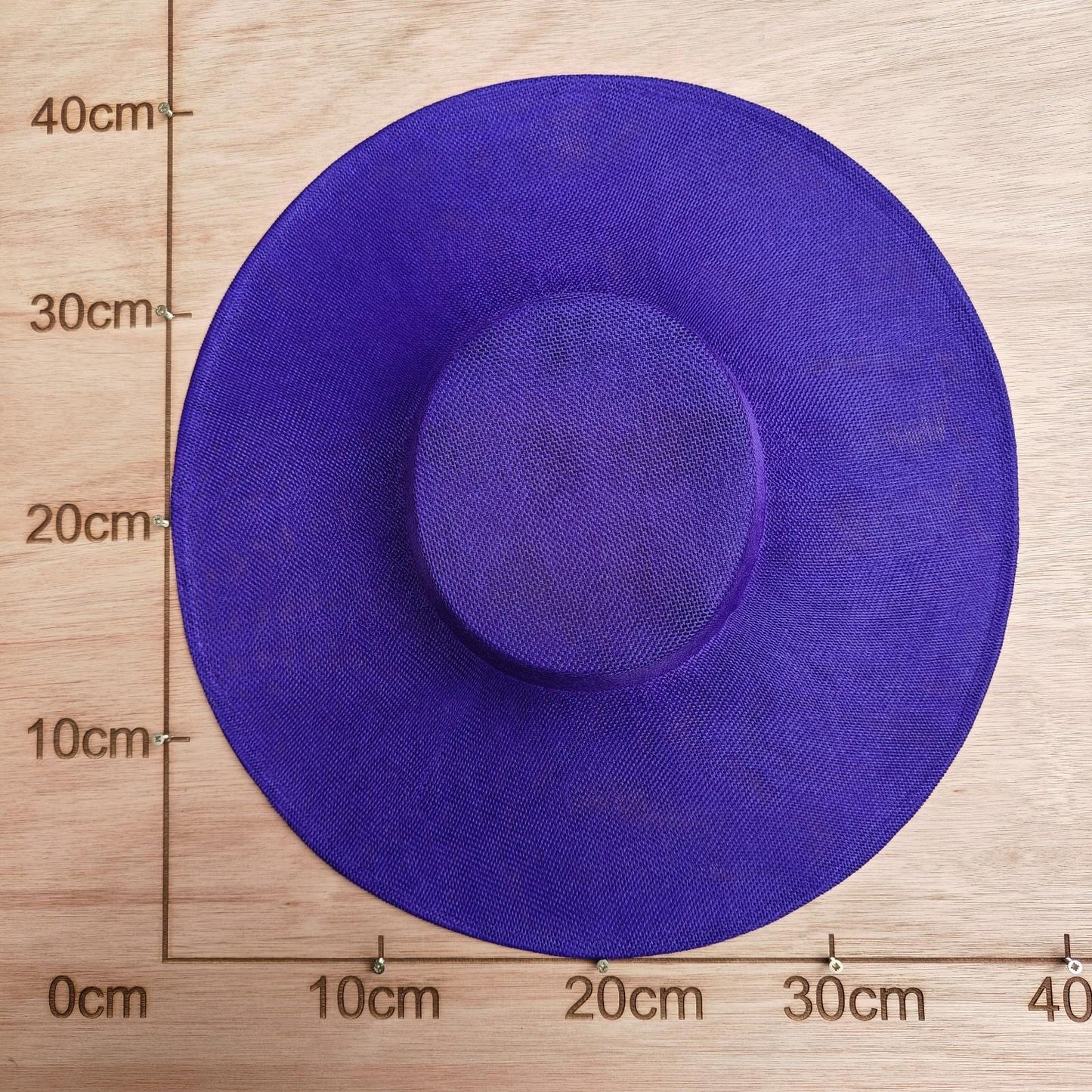 purple large DIY fascinator base wedding hat Kentucky Derby Royal Ascot