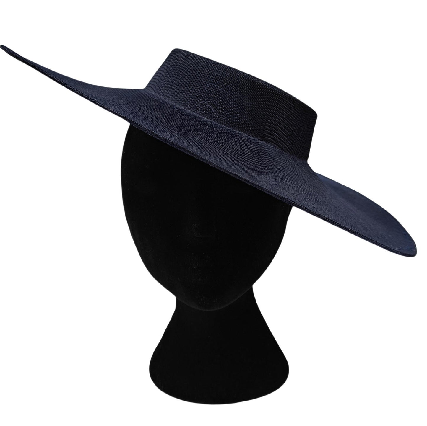 navy large DIY fascinator base wedding hat Kentucky Derby Royal Ascot