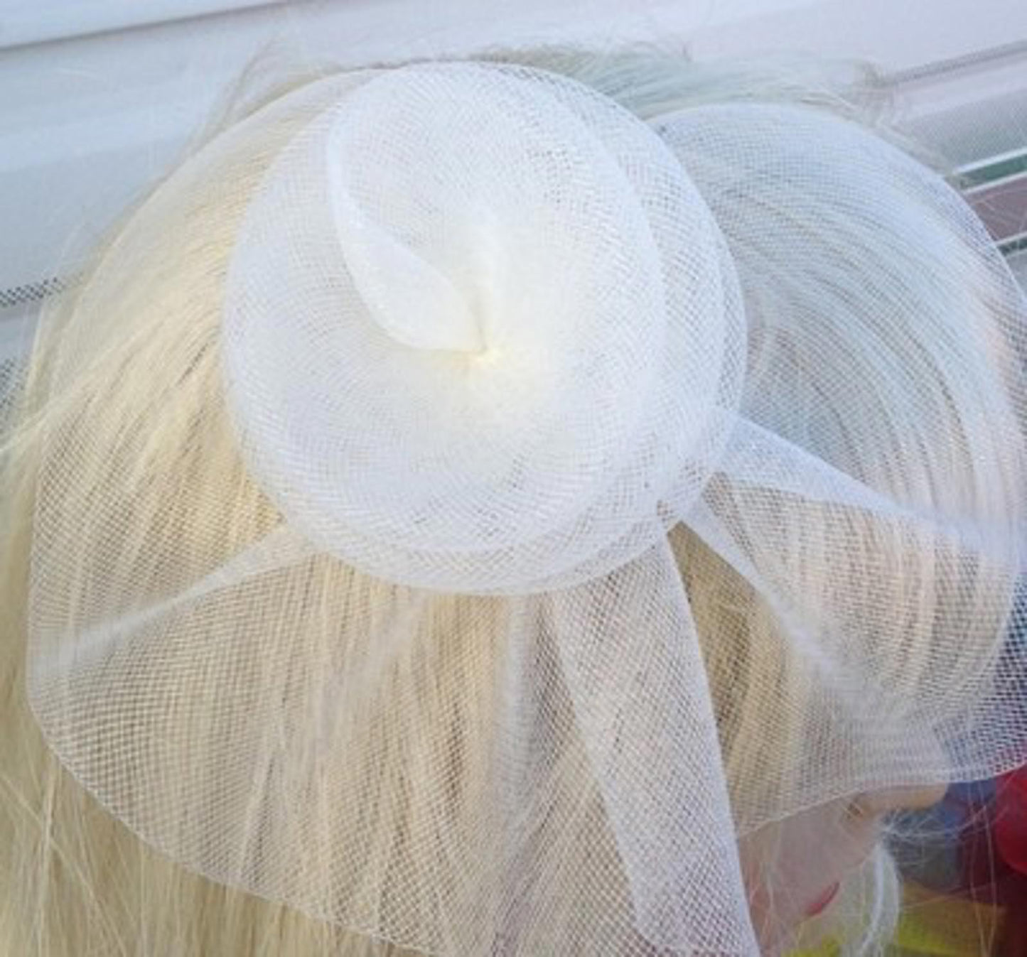ivory fascinator millinery feather brooch clip wedding hat bridal ascot race