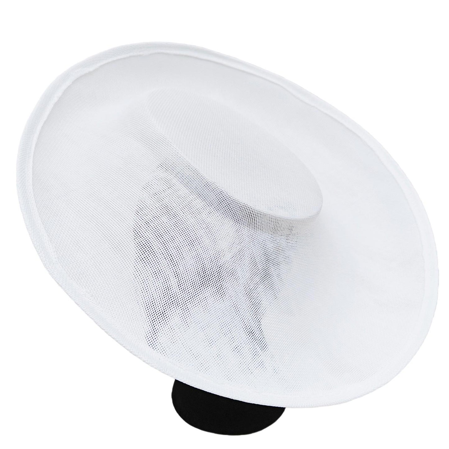 white large wide brim DIY fascinator base wedding hat Kentucky Derby Ascot