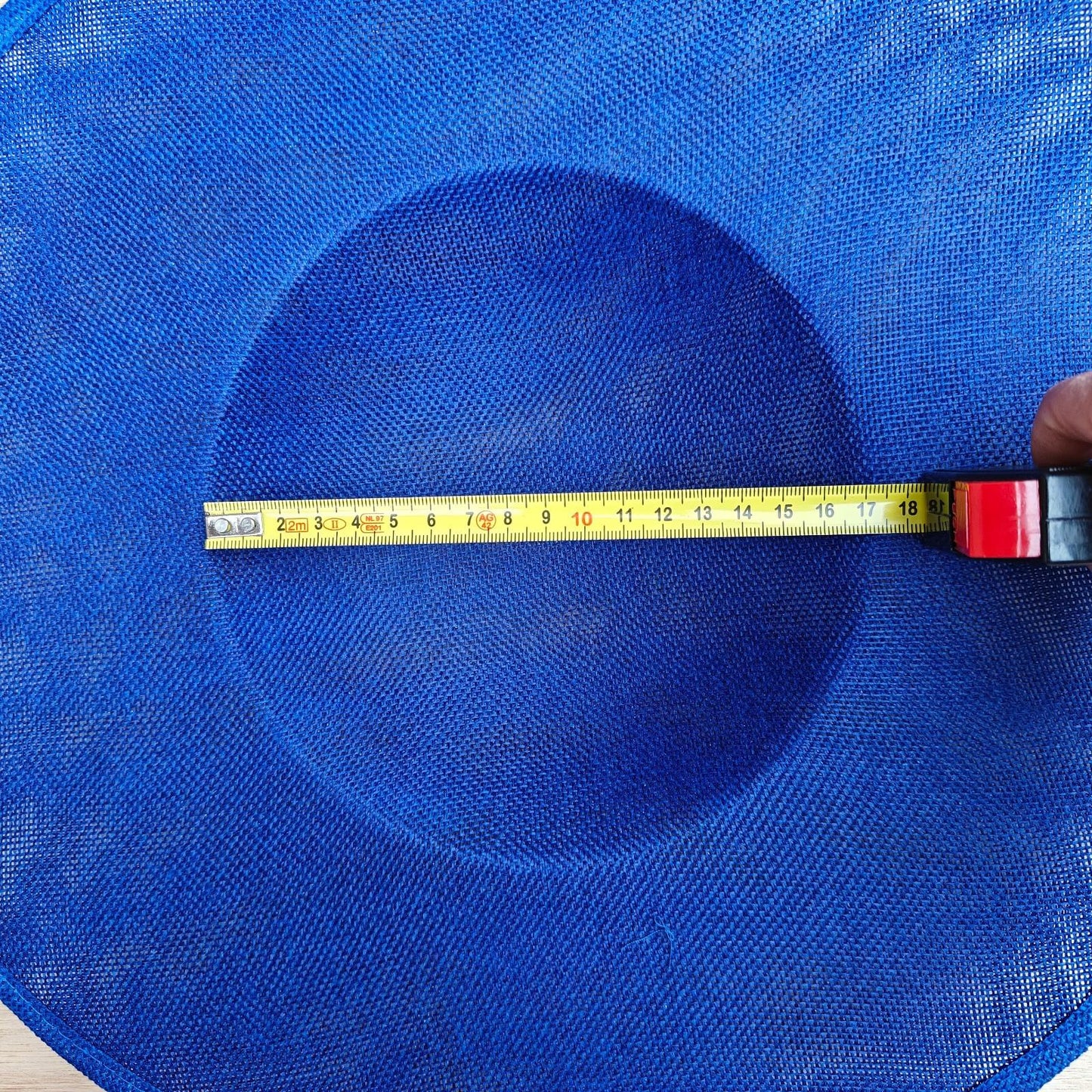 royal blue large wide brim DIY fascinator base wedding hat Kentucky Derby Ascot