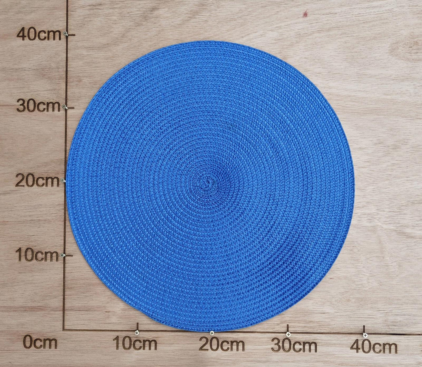 blue large DIY straw fascinator craft base disc wedding hat supply