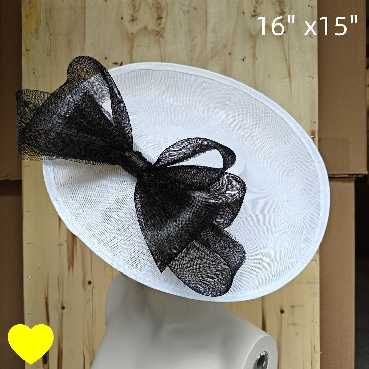 white black fascinator wedding hatinator hat Kentucky Derby Royal Ascot bow