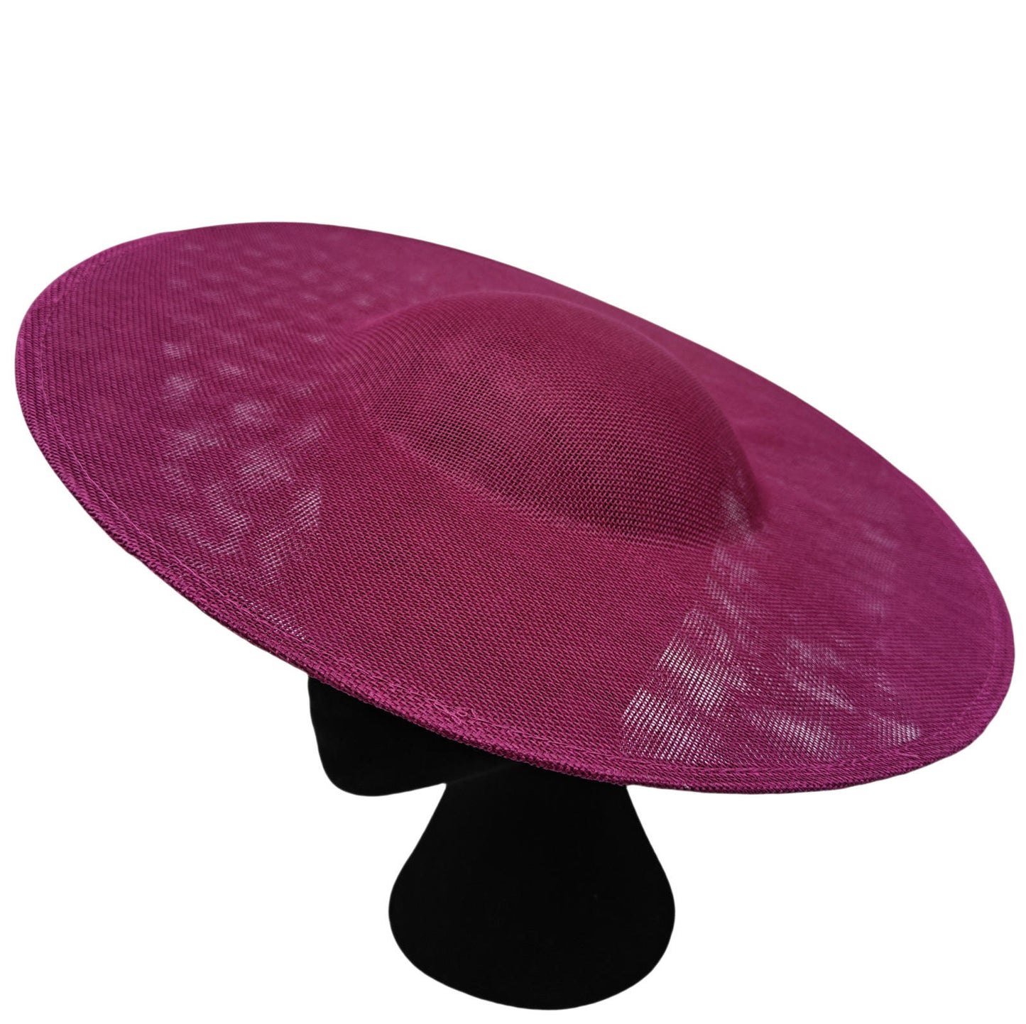 purple pink large wide brim DIY fascinator base wedding hat Kentucky Derby Ascot
