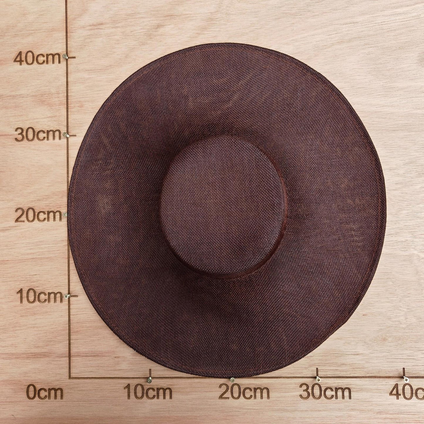 dark brown large wide brim DIY fascinator base wedding hat Kentucky Derby Ascot