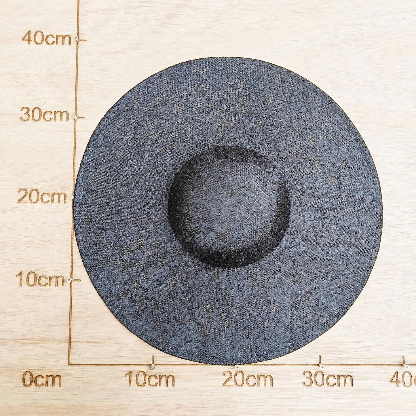 black lace large wide brim DIY fascinator base wedding hat Kentucky Derby Ascot