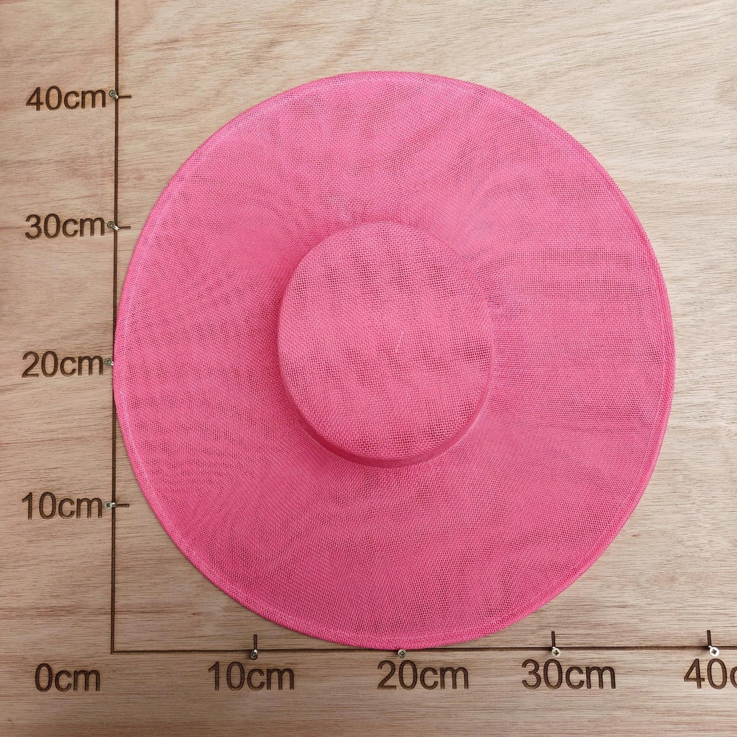 coral pink large wide brim DIY fascinator base wedding hat Kentucky Derby Ascot