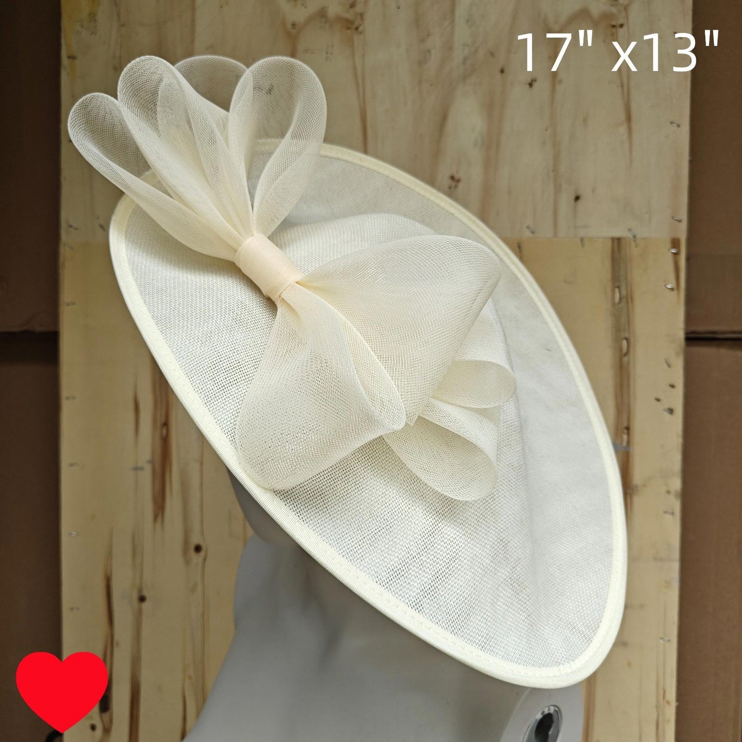 ivory fascinator wedding hatinator hat Kentucky Derby Royal Ascot bow