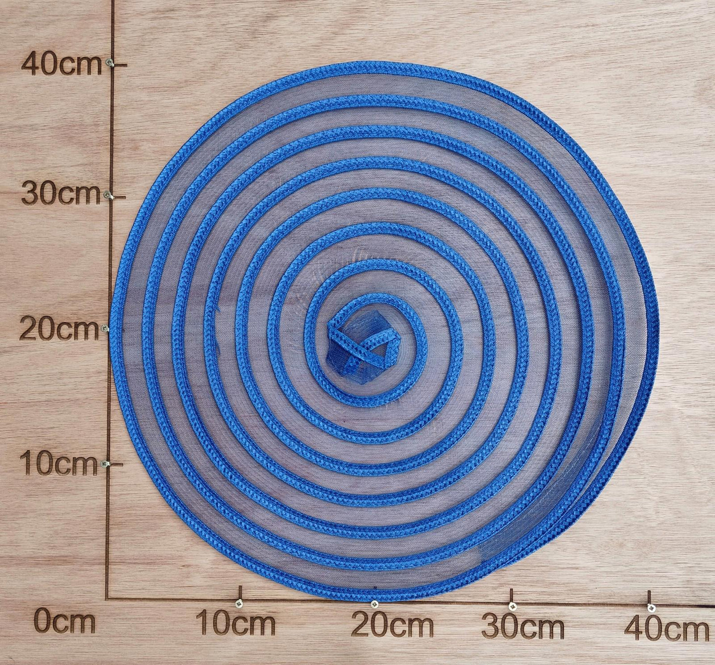 dark blue large DIY crinoline straw fascinator craft base disc wedding hat