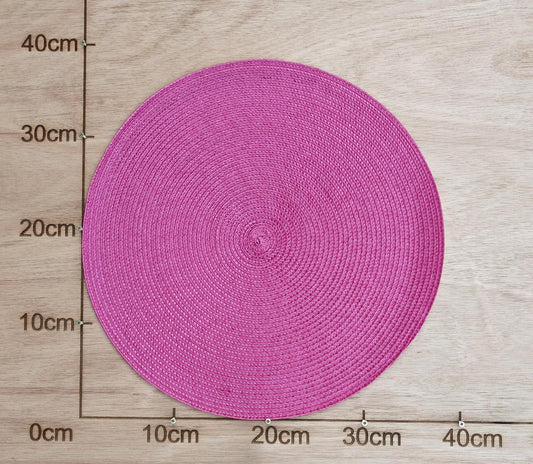 dark pink large DIY straw fascinator craft base disc wedding hat supply